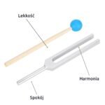Kamerton 432 Hz i pałeczka z gumową główką
