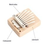 Kalimba mini kwadratowa - widok od góry