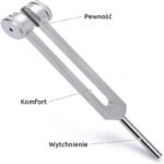 Aluminiowy kamerton 128 Hz z obciążnikami