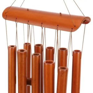 Bambusowy Dzwonek Wietrzny Dla Relaksu i Harmonię - instrument muzyczny