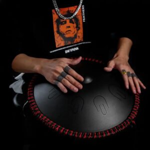 Black Meditation Tongue Drum Dla Relaksu i Medytacji - instrument muzyczny