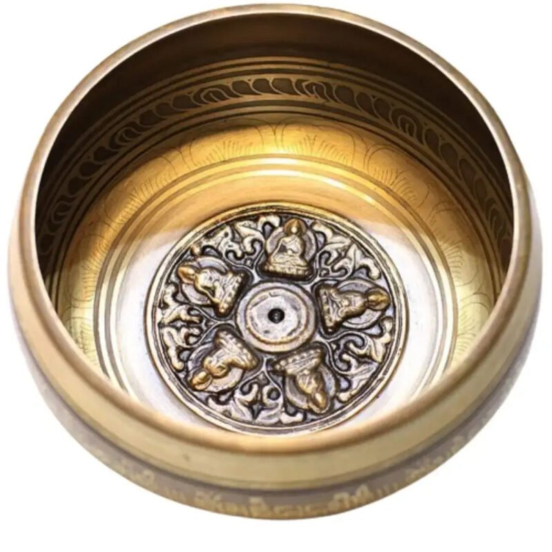 Instrument Muzyczny 5 Buddów Mądrości Do Medytacji i Harmonii - 10,5 cm - instrument muzyczny