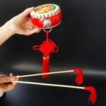 Instrument Muzyczny Bęben Kwiatowy Fengyang Rękodzieło - instrument muzyczny