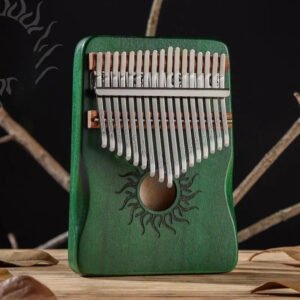 Kalimba 17 Notes Summer Green Dla Kreatywnych Muzyków