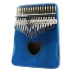 Kalimba Blue Heart z 17 Klawiszami Autentyczny Dźwięk