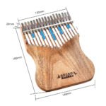 Kalimba Drewniana z Kamferu Naturalny Zapach i Spokój
