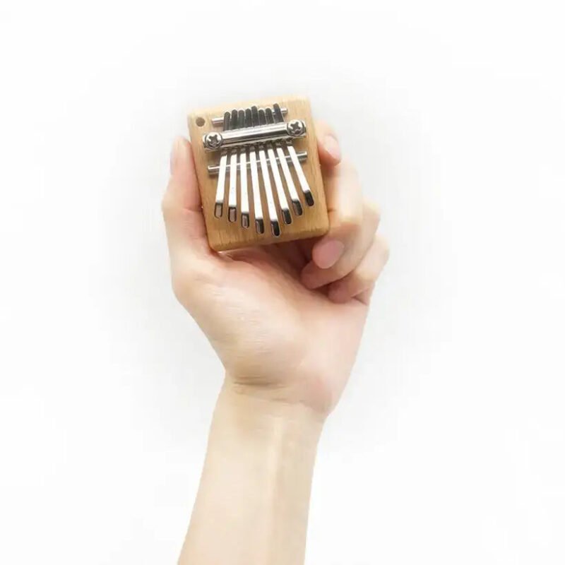 Kalimba z 8 Nutami Do Tworzenia Melodii i Improwizacji