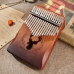 Kalimba z Drewna Mahoniowego z Jeleniową Głową
