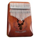 Kalimba z Drewna Mahoniowego z Jeleniową Głową