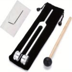 Kamerton 128 Hz z pałeczką, etui i kluczem imbusowym