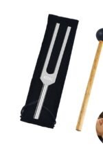 Kamerton 432 Hz z pałeczką i aksamitnym etui