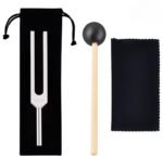 Kamerton 528 Hz, pałeczka, aksamitne etui i ściereczka