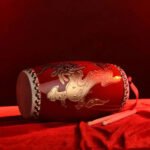 Mały Czerwony Bębenek Do Tańca Smoka Szlachetne Rzemiosło - instrument muzyczny