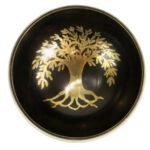 Singing Bowls Medytacyjne z Motywami Buddyjskimi - Miska śpiewająca Drzewo Życia + drewniany młotek - instrument