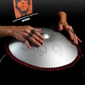 Srebrny Bęben Językowy Medytacyjny D-moll Dla Relaksu - instrument muzyczny