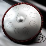 Srebrny Bęben Językowy Medytacyjny D-moll Dla Relaksu - instrument muzyczny