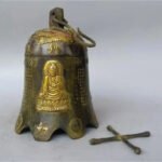 Tibetanski Dzwon Muzyczny Tradycyjny Ręcznie Odlewany - instrument muzyczny