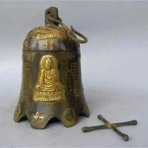 Tibetanski Dzwon Muzyczny Tradycyjny Ręcznie Odlewany - instrument muzyczny