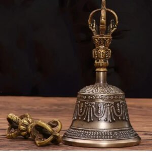 Tybetański Dzwon i Wadżra Dorje Symbol Harmonii Mądrości